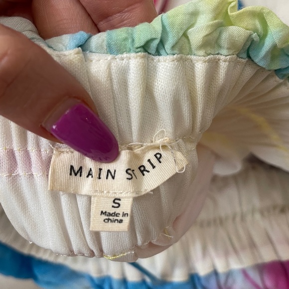 Tie-Dye Romper Colorful Jumpsuit w/ Open Back - Picture 7 of 13